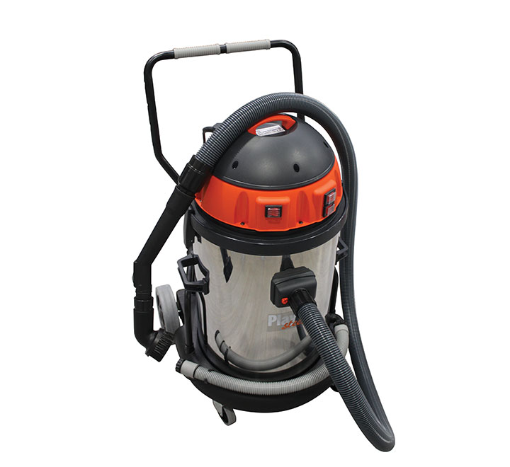 Aspirateur eau/poussière 77L 3 moteurs 3300W cuve plastique