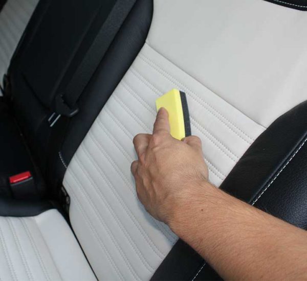 Car seat cleaning, application sponge