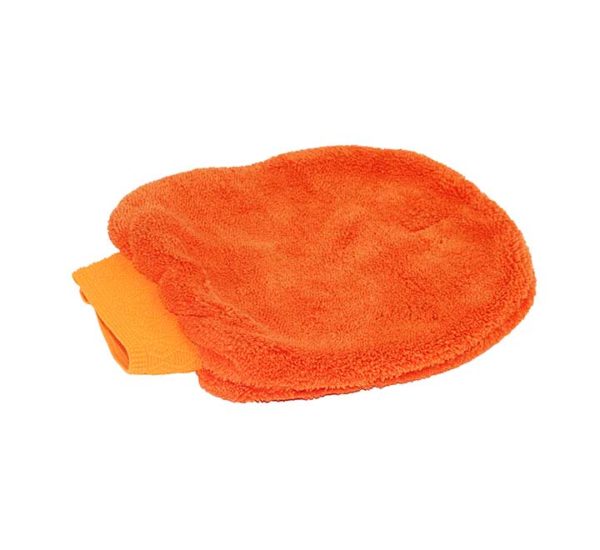 Two-sided microfiber washing glove