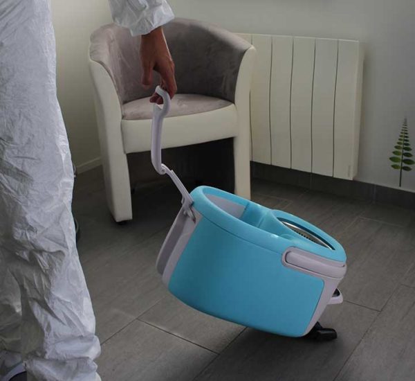 Nettoyage carrelage Turbo Mop Delux