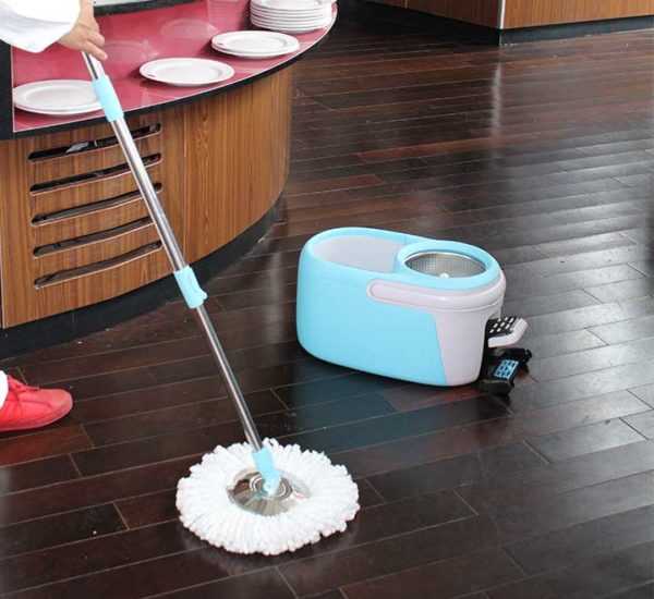 Nettoyage parquet Turbo Mop Delux