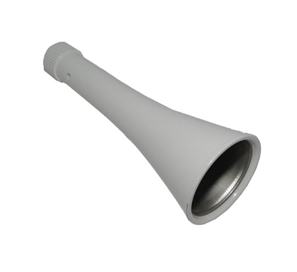 White stainless steel cone Cyclone Cartool gun